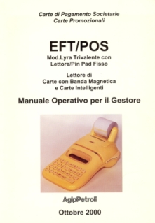 EFT POS Manuale Operativo per il Gestore